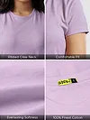 Lilac Womens Plain T-shirt