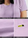 Lilac Womens Plain T-shirt