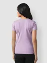 Lilac Womens Plain T-shirt