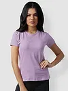 Lilac Womens Plain T-shirt