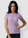 Lilac Womens Plain T-shirt