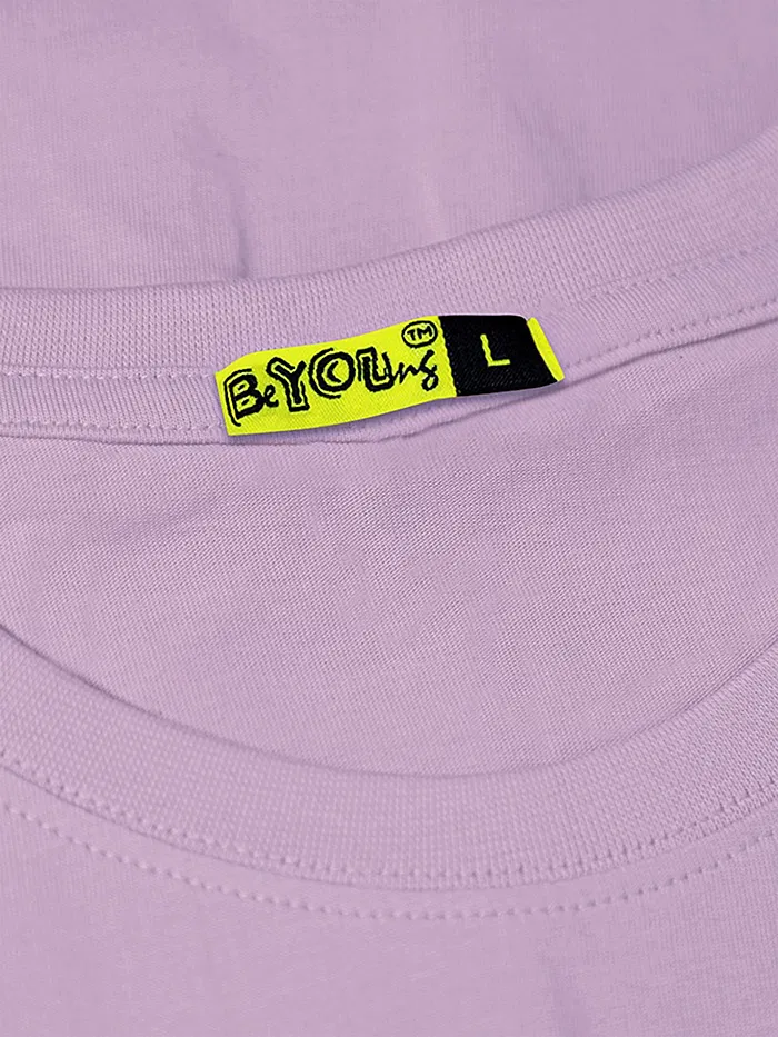 Lilac Womens Plain T-shirt