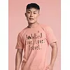Live Love Travel Pink T-shirt for Men, 