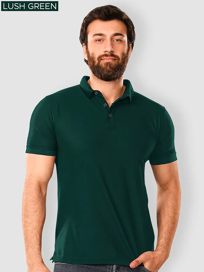 Lush Green Polo T-shirts