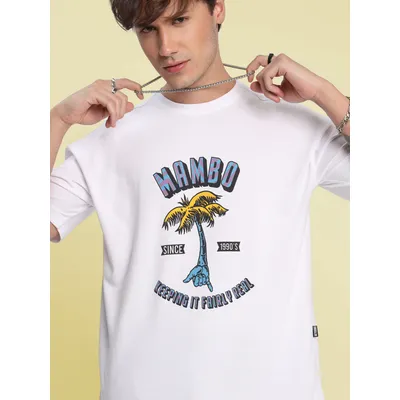 Mambo Printed Oversized T-shirt for Men