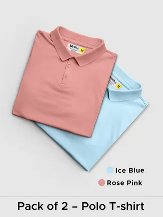Pack of 2-Ocean-Man Polo T-shirts Combo, 