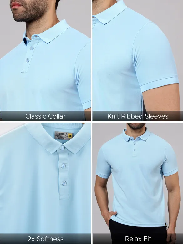 Pack of 2-Ocean-Man Polo T-shirts Combo