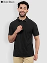 Pack of 2 Polo T-shirts Combo Bold Black, Classic White