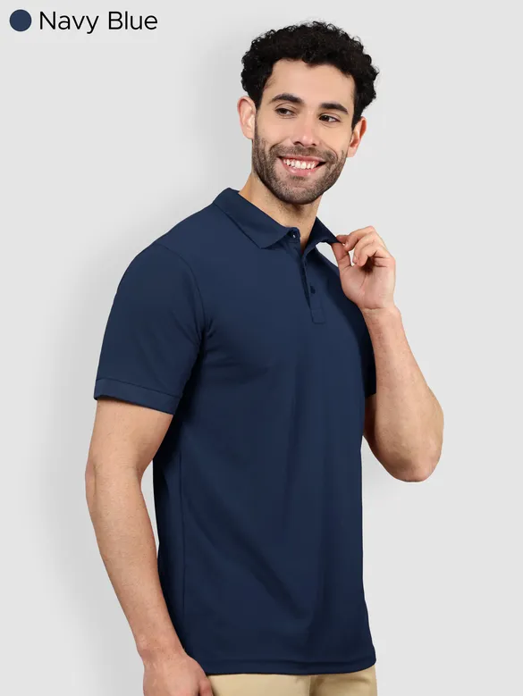Pack of 3-Flame-In-Go Polo T-shirts Combo