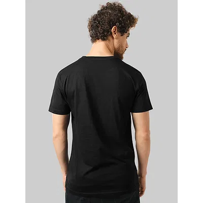 Pack Of 3 Plain T-shirts Black Mustard And White