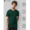 Navy Blue Mustard &amp; Bottle Green Pack Of 3 Plain T-shirts