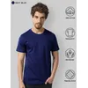Navy Blue Mustard &amp; Bottle Green Pack Of 3 Plain T-shirts