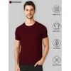Pack Of 3 Plain T-shirts Red Rose Pink And Burgundy