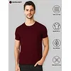 Pack Of 3 Plain T-Shirts White Grey And Burgundy