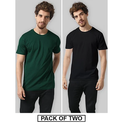 Pack of 2 Plain T-shirts