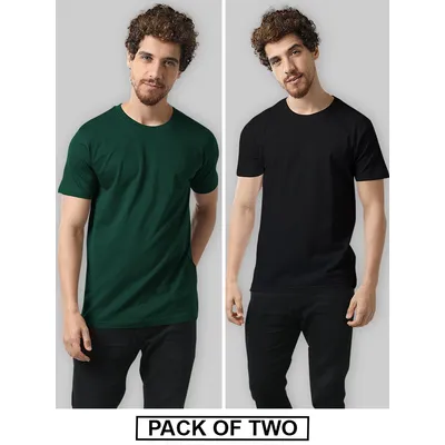 Pack of 2 Plain T-shirts