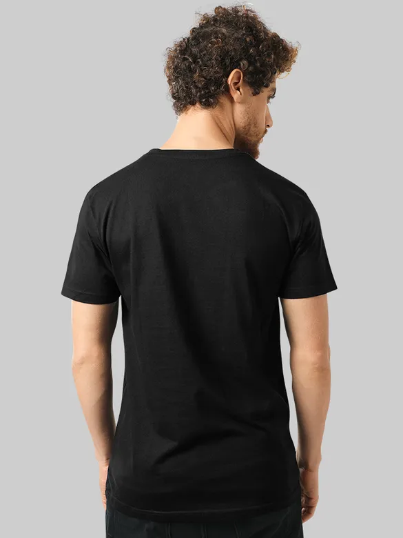 Plain T-shirts Combo Black And White