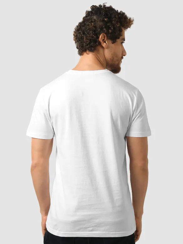 Plain T-shirts Combo Black And White