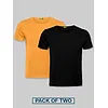 Plain T-shirts Combo Mustard &amp; Black