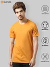 Plain T-shirts Combo Mustard And Bottle Green