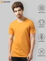 Plain T-shirts Combo Mustard And Bottle Green