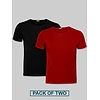 Plain T-shirts Combo Red &amp; Black