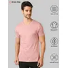 Plain T-shirts Combo White And Rose Pink