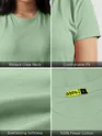 Seafoam Green Womens Plain T-shirt