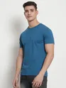 Teal Blue Plain T-shirt