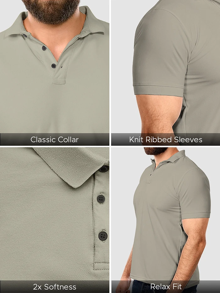 Thunder Grey Polo T-shirts