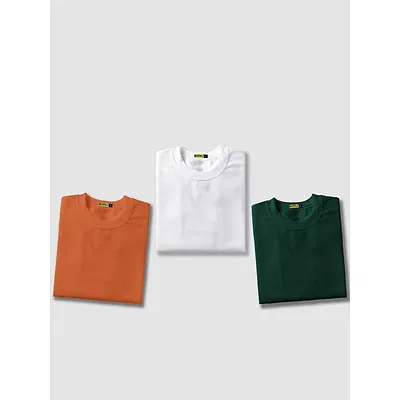 TRI Color Plain T-shirts Combo