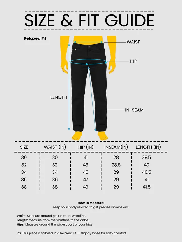 Black Relaxed Fit Pants