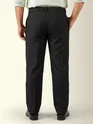 Black Striped Relaxed Fit Pants
