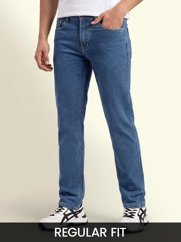 Classic Blue Regular Fit Jeans