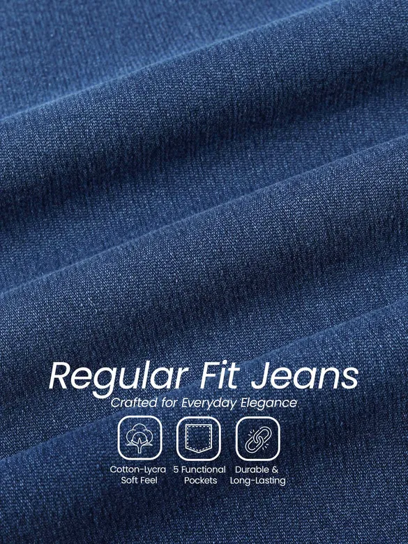 Classic Blue Regular Fit Jeans