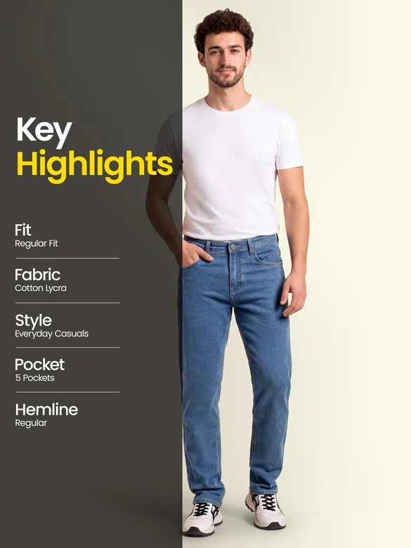 Classic Blue Regular Fit Jeans
