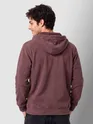 Mauve Knit Zip-Up Hoodie