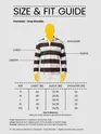 Chocolate Brown Striped Rugby Polo