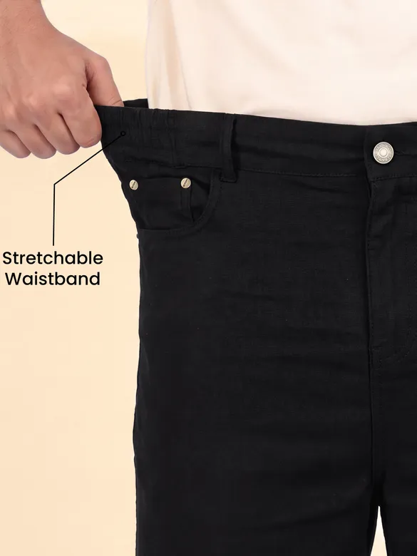 Black Relaxed Fit Pants