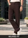 Chocolate Brown Relaxed Fit Pants