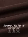 Chocolate Brown Relaxed Fit Pants