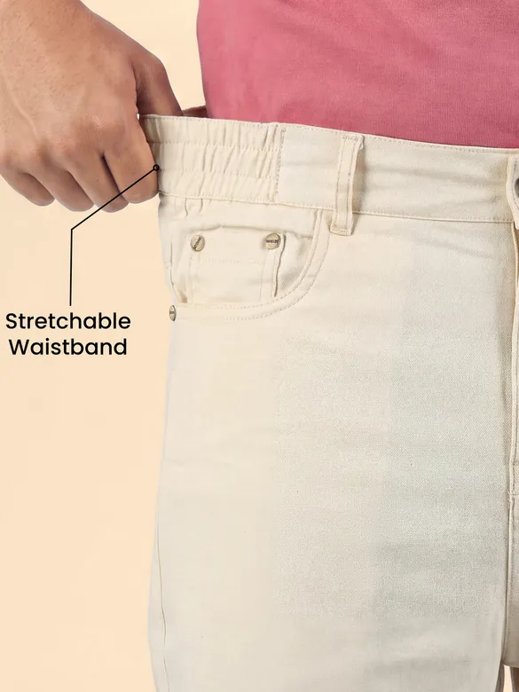Off White Relaxed Fit Pants