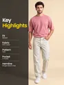 Off White Relaxed Fit Pants