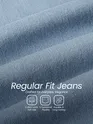 Icy Blue Regular Fit Jeans