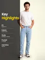 Icy Blue Regular Fit Jeans