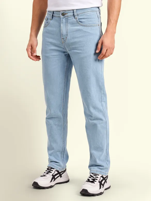 Icy Blue Regular Fit Jeans