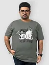 Aalas se Majboor Plus Size T shirts