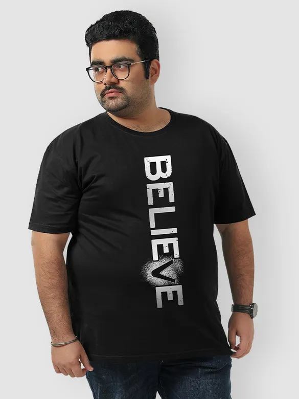 Believe Plus Size T-shirts