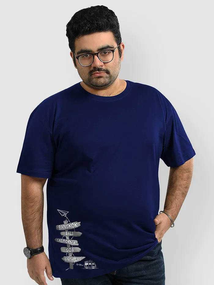 Directions Travel Plus Size T shirts
