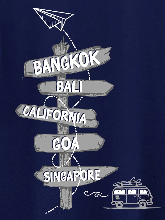 Directions Travel Plus Size T shirts
